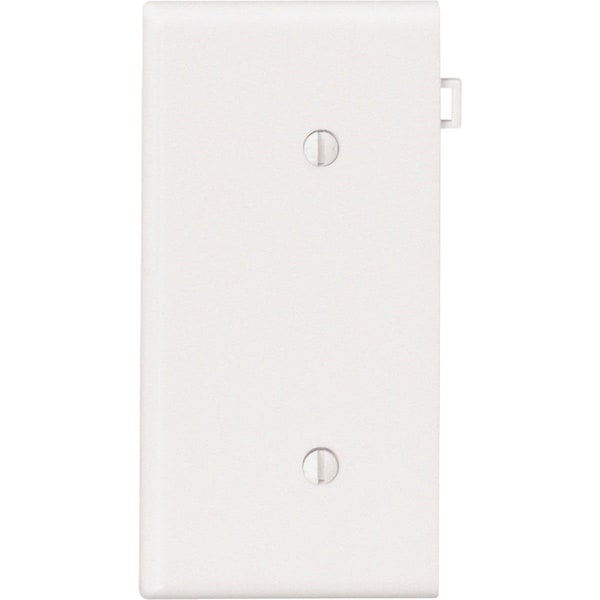 Leviton 1-Gang Standard End Nylon Blank Wall Plate, White 006-PSE14-00W - main